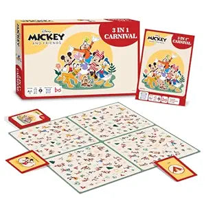 Borad| Mickey and Friends 3 in Carnival Board & Card Game