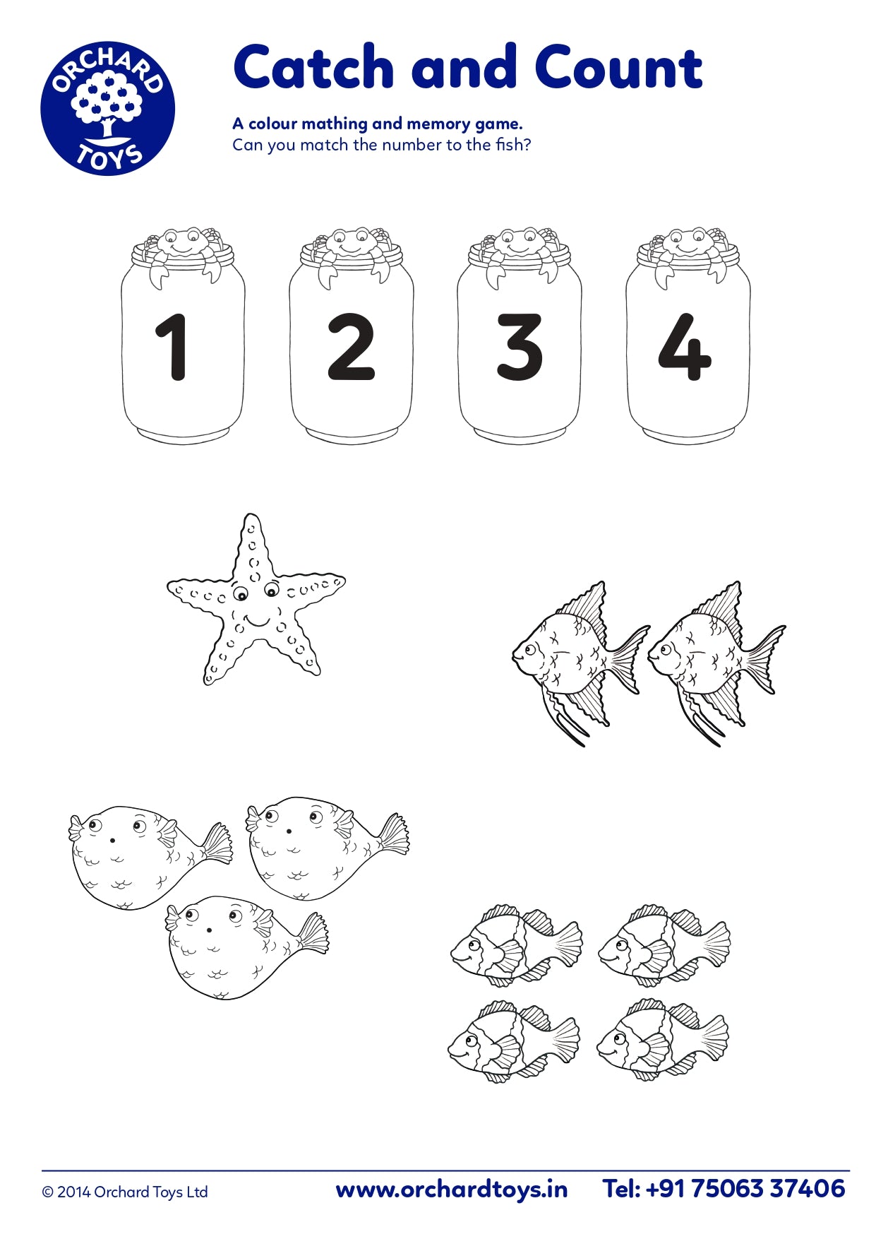 Orchard Toys Catch & Count