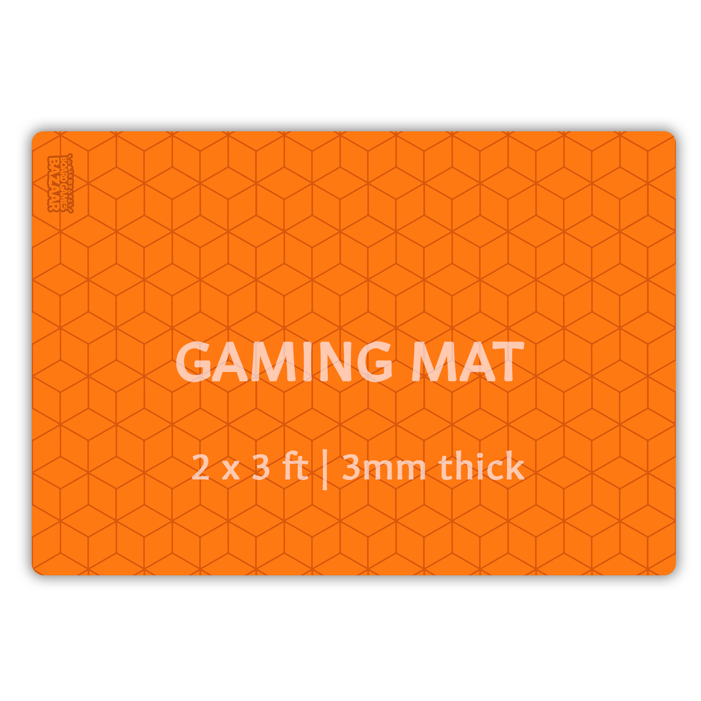 ORANGE GAMING MAT | 2 X 3 ft | 3mm thick