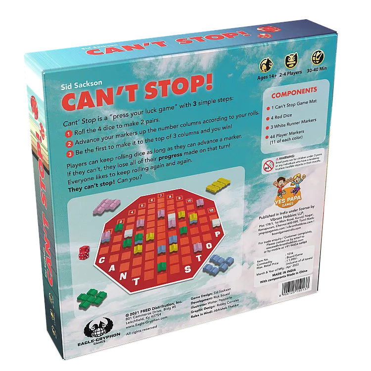 INTL GAMES | CAN'T STOP