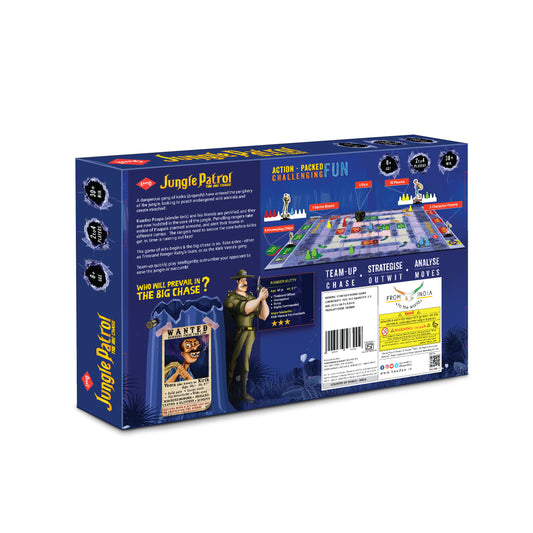 KAADOO | Jungle Patrol Strategy Cooperative Board Game Played in Teams of 2