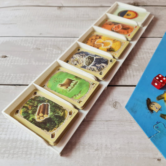 CATAN CARD TRAYS - HOLDS 6 CARD DECKS