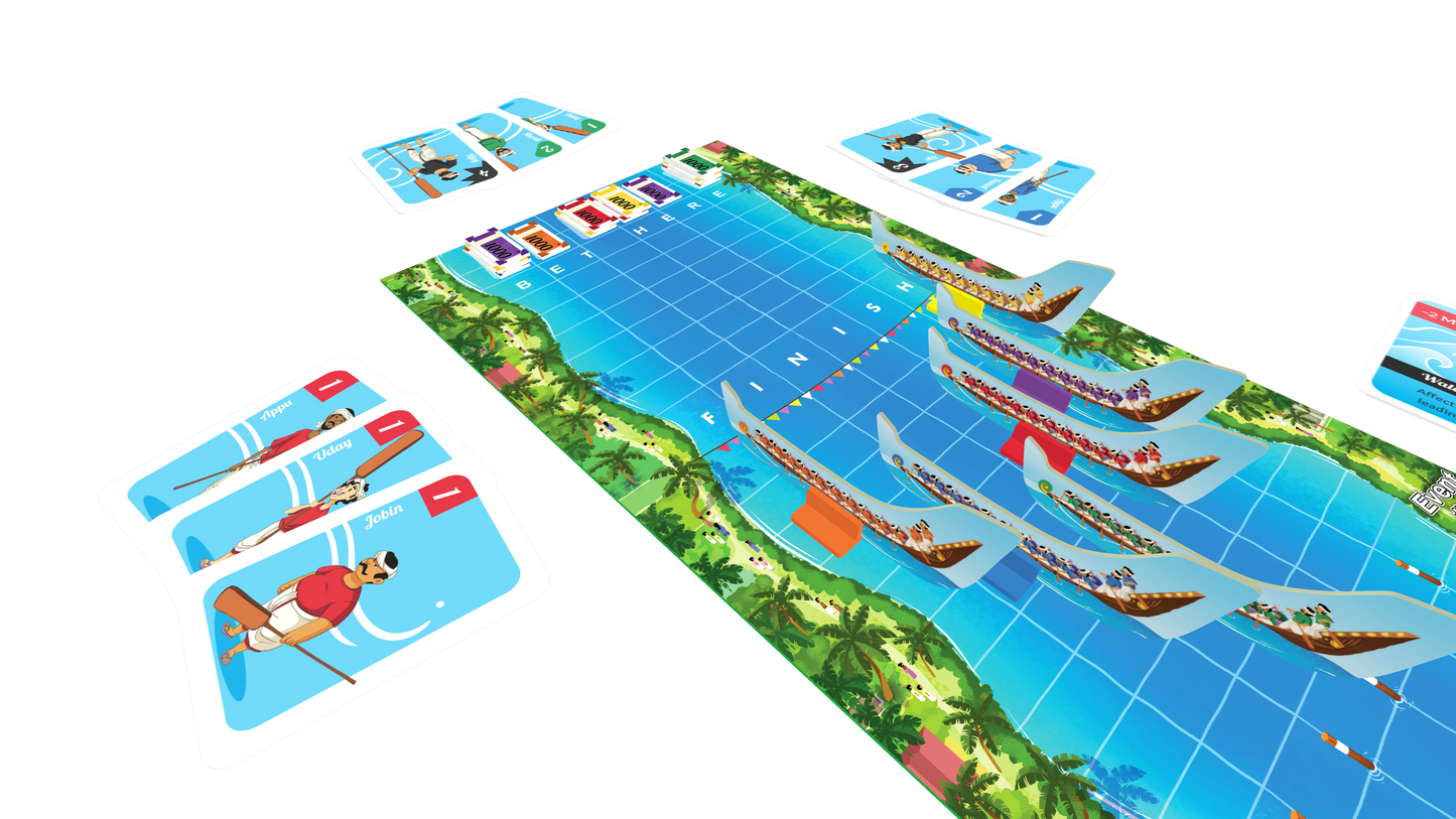 MOZAIC GAMES | VALLAMKALI | 3 - 6 PLAYERS | LIGHT STRATEGY FAMILY FUN PARTY