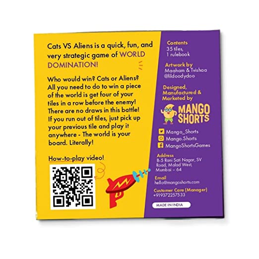 MANGO SHORTS | CATS VS ALIENS