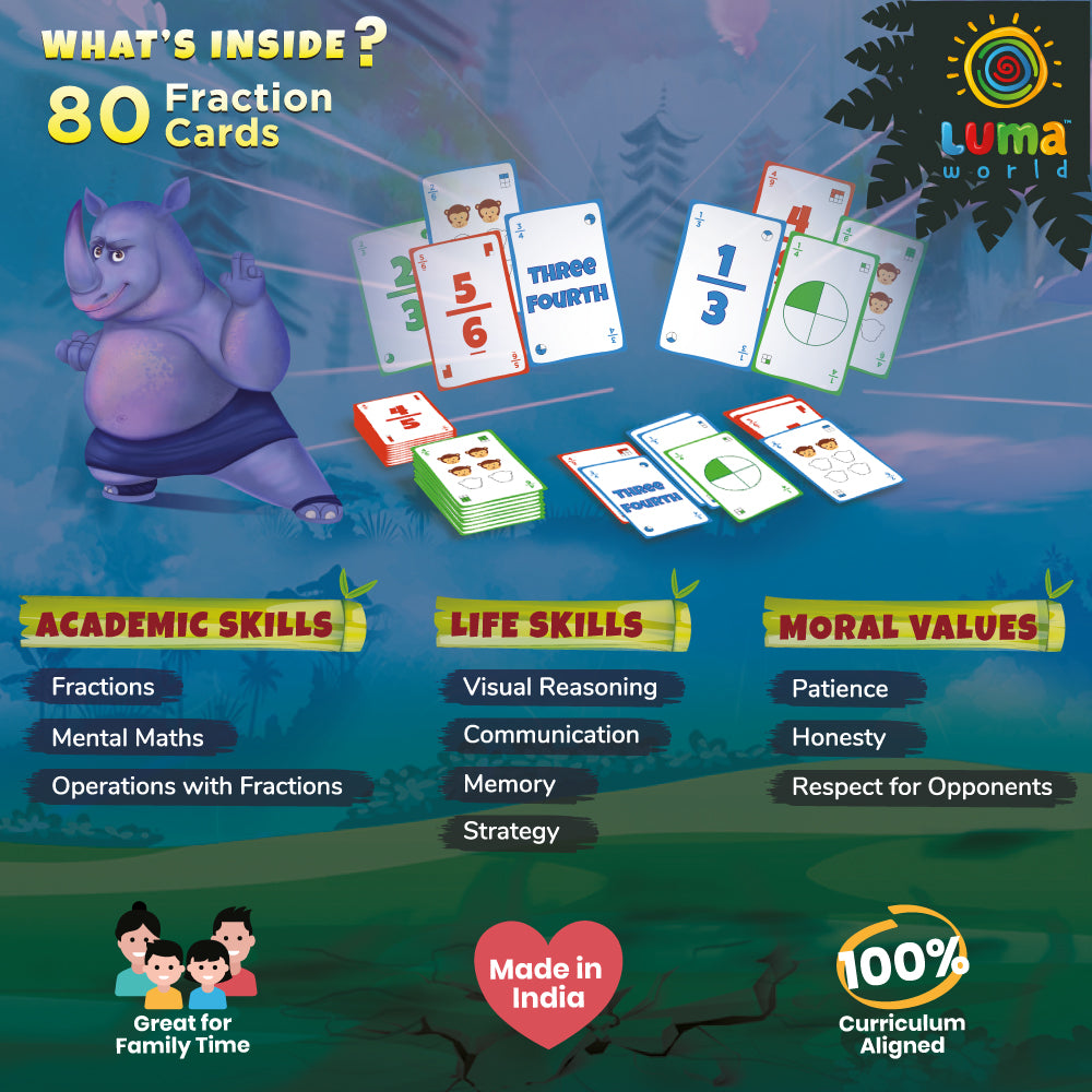 Luma World | Fracto: A 3-in-1 Educational Card Game