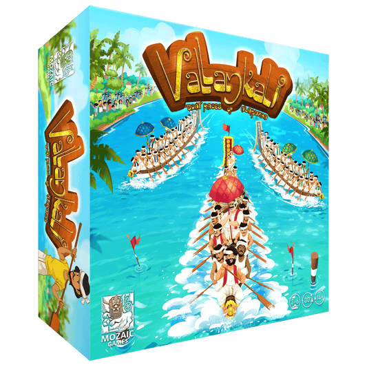 MOZAIC GAMES | VALLAMKALI | 3 - 6 PLAYERS | LIGHT STRATEGY FAMILY FUN PARTY