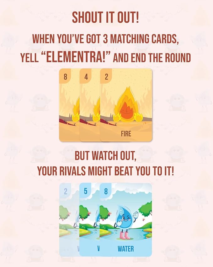 Gamefinity Studios | Elementra Card Game - Fast Family Party Game