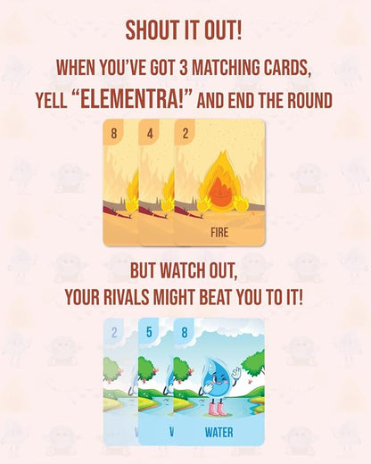 Gamefinity Studios | Elementra Card Game - Fast Family Party Game