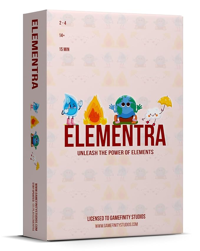 Gamefinity Studios | Elementra Card Game - Fast Family Party Game