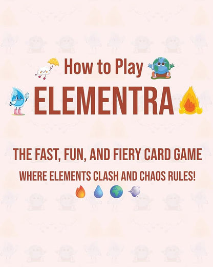 Gamefinity Studios | Elementra Card Game - Fast Family Party Game