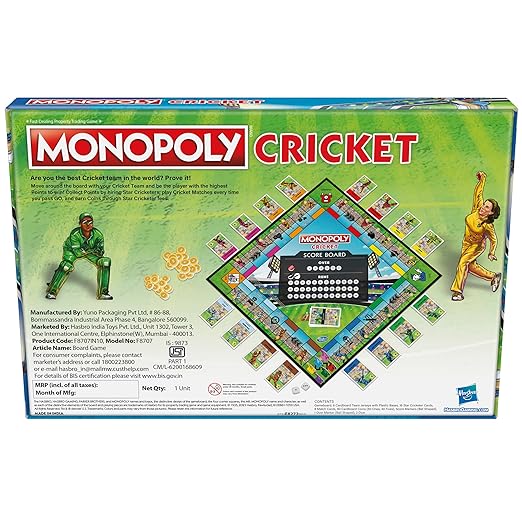 HASBRO | Monopoly Cricket Board Game