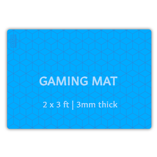 BLUE GAMING MAT | 2 X 3 ft | 3mm thick