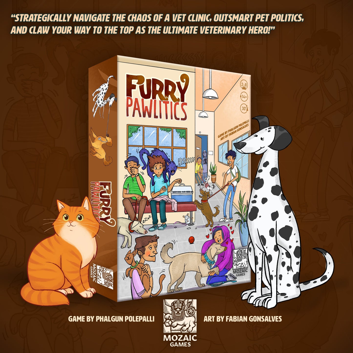 FURRY PAWLITICS | 2 - 4 PLAYERS | LIGHT-MID STRATEGY