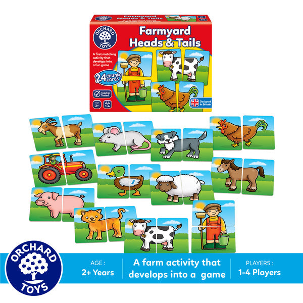 Orchard Toys Farmyard Heads & Tails