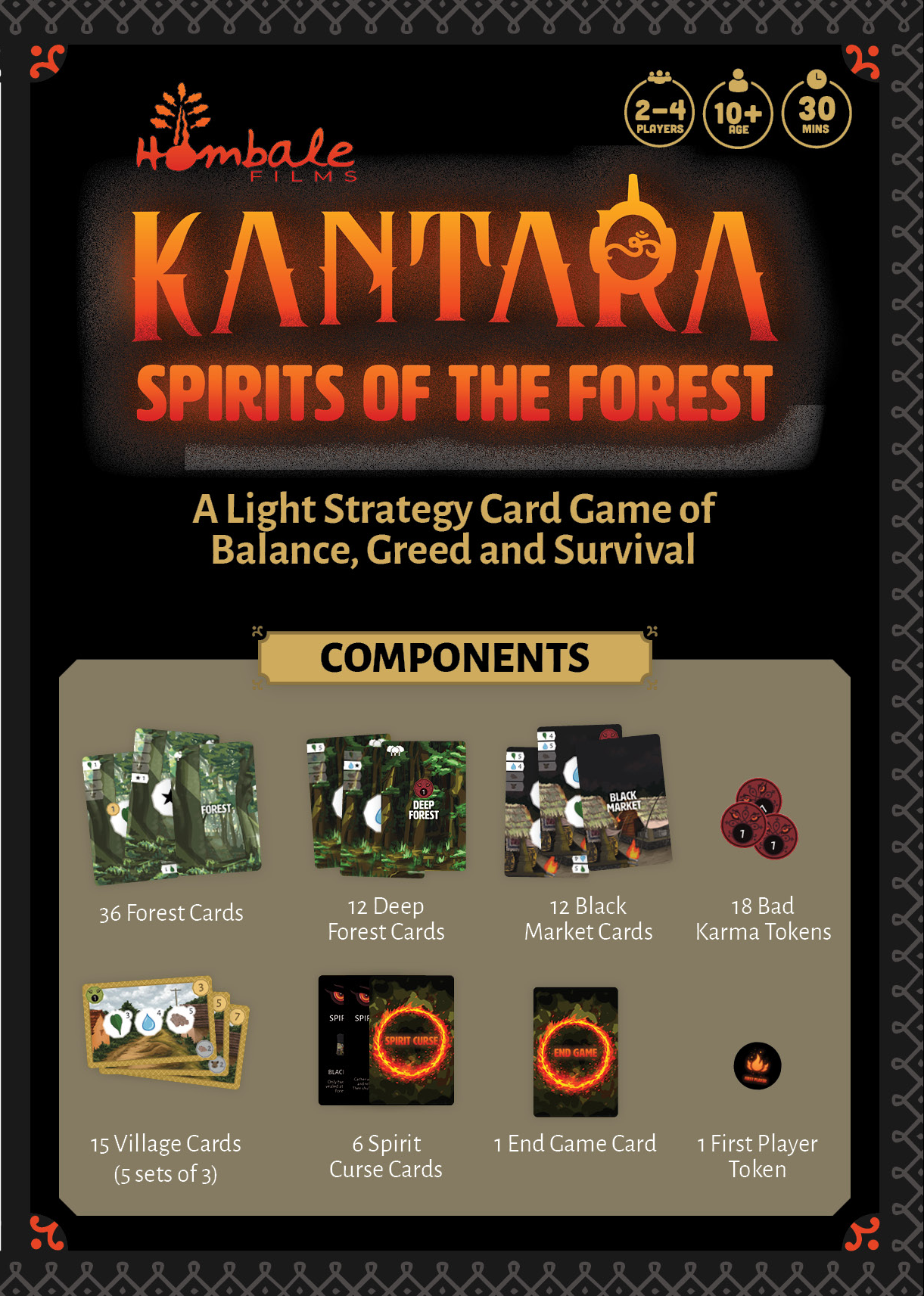 HOMBALE FILMS | KANTARA - Spirits of the Forest Card Game