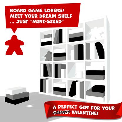 MINI BOARD GAMES SHELF - The Perfect Gamer’s Collectible