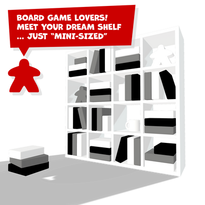 MINI BOARD GAMES SHELF - The Perfect Gamer’s Collectible