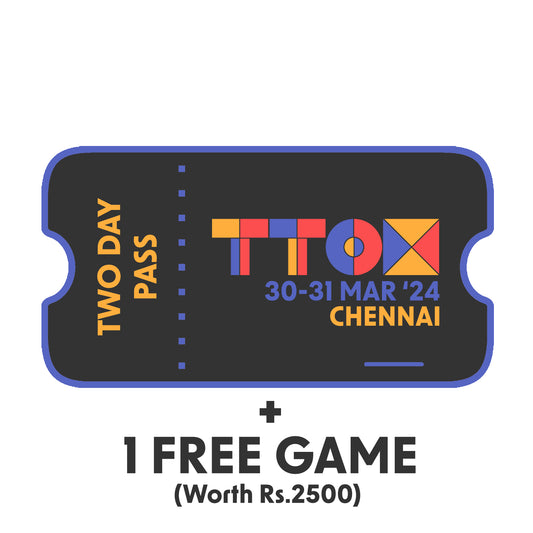 TTOX Registration - TWO DAY PASS + 1 FREE GAME