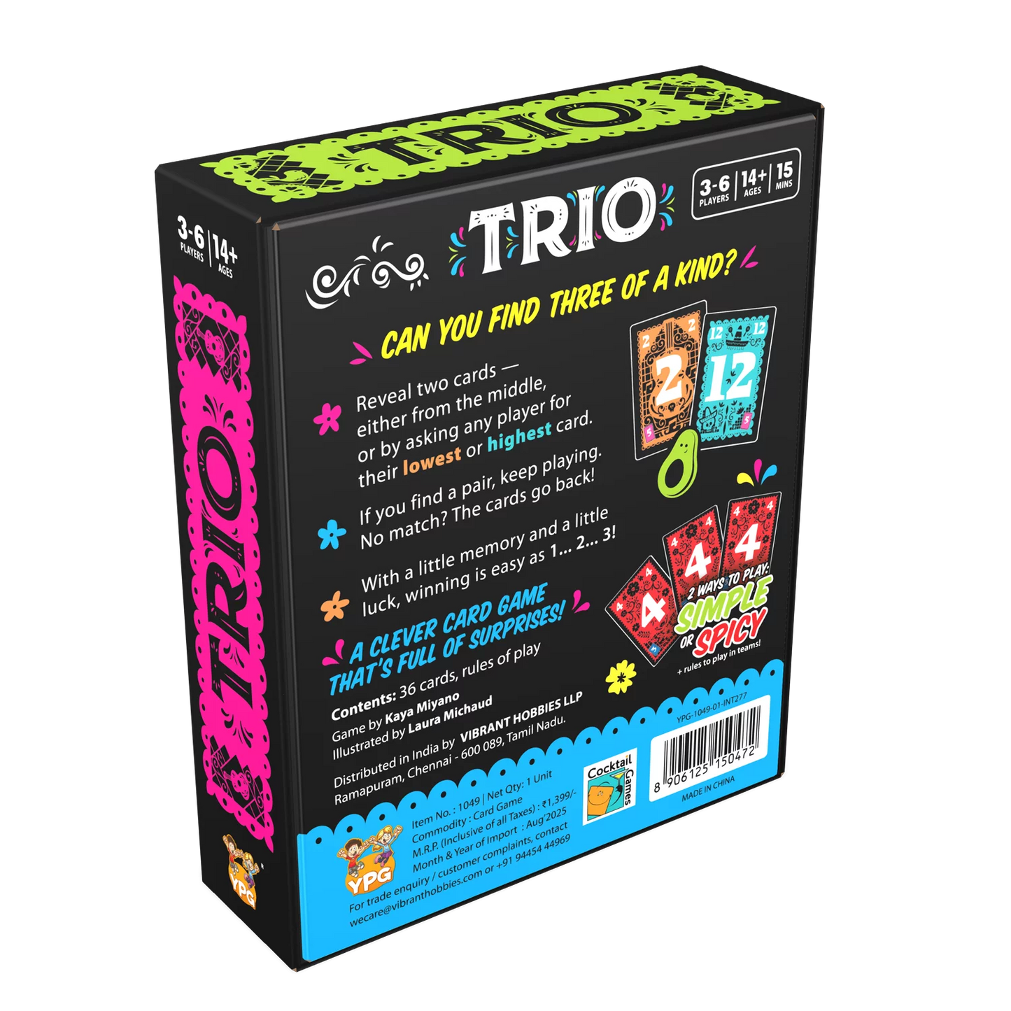 YES PAPA GAMES| Trio