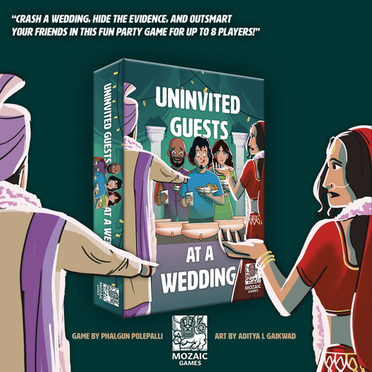 UNINVITED GUESTS AT A WEDDING| 2 - 8 PLAYERS | LIGHT STRATEGY FAMILY FUN PARTY