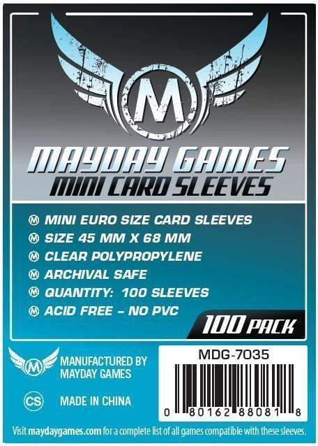 MAYDAY GAMES | Card Sleeves - Mini (100 PACK)
