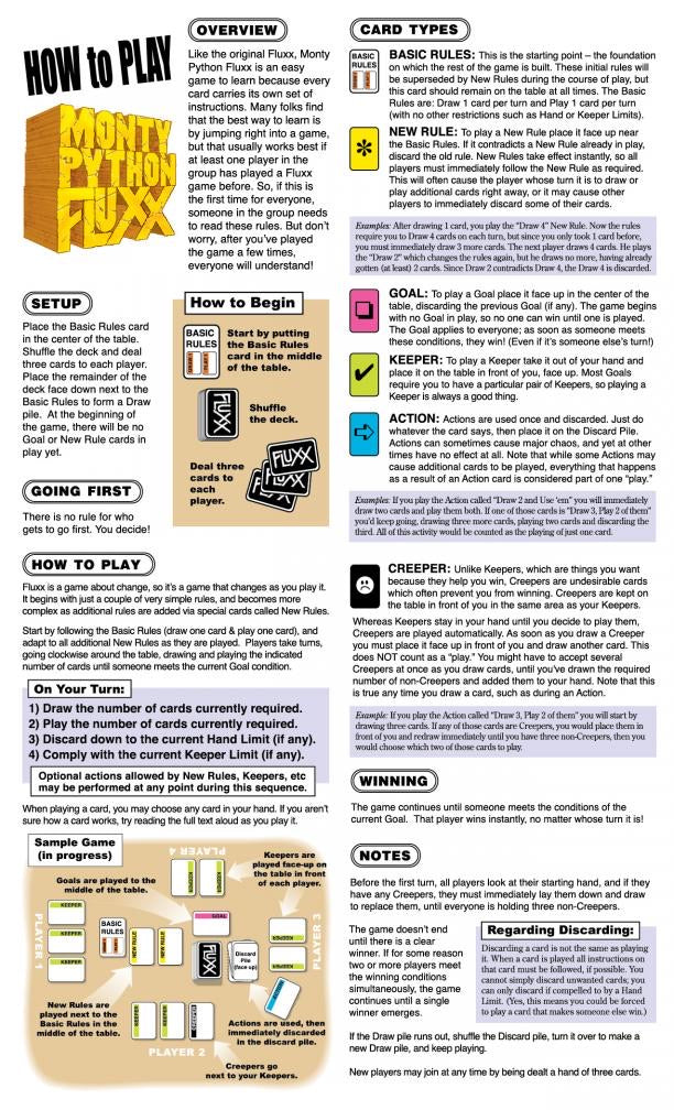 INTL GAMES | Monty Python Fluxx
