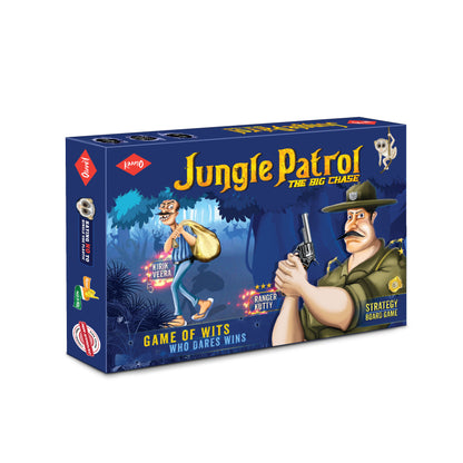 KAADOO | Jungle Patrol Strategy Cooperative Board Game Played in Teams of 2