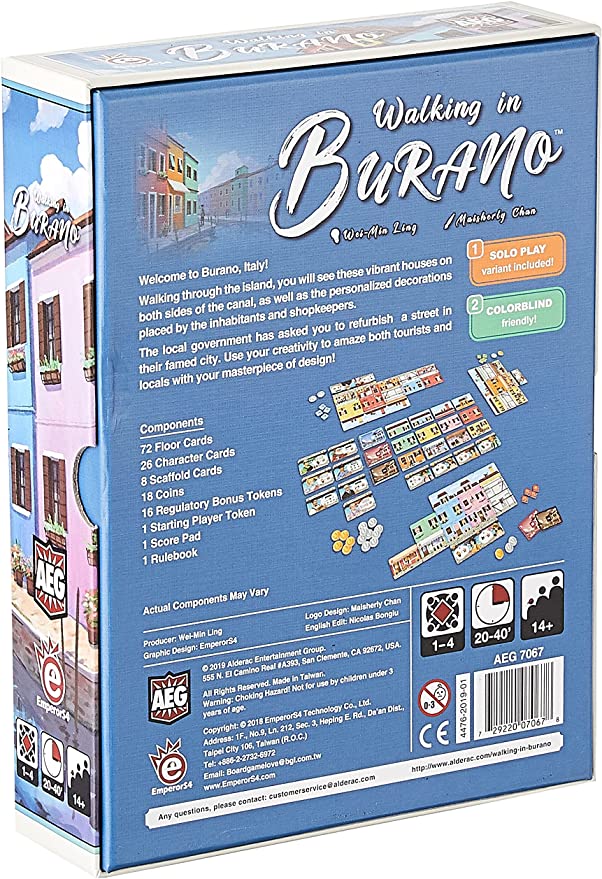 Cryptic Cardboard | WALKING IN BURANO