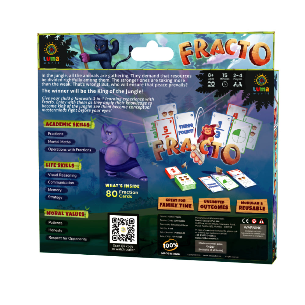 Luma World | Fracto: A 3-in-1 Educational Card Game