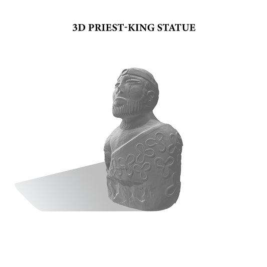 3D PRINTED PRIEST-KING STATUE